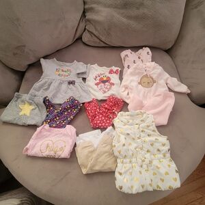 Girl Bundle Lot Transitional pieces Size 6-9 Months